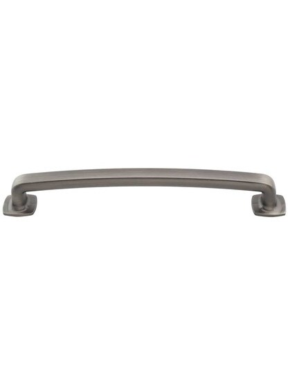 Belcastel Flat-Bottom Cabinet Pull - 6 1/4 inch Center-to-Center in Brushed Pewter.